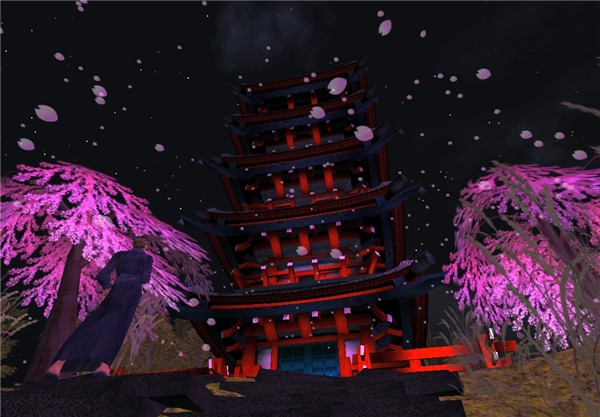 夜桜