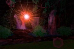 waterfall cave