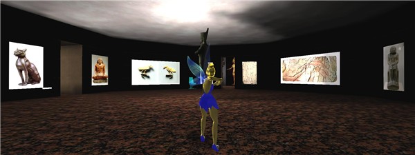 Tinkerbell in the Egyptian Museum.