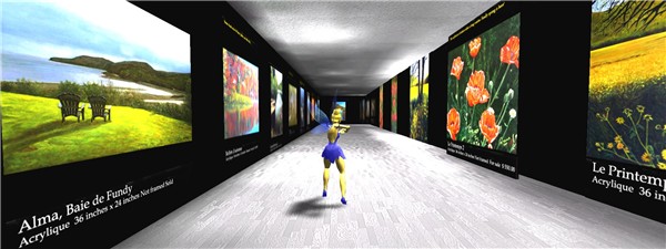 Tinkerbell at the Art Gallery