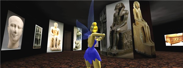 Tinkerbell at the egyptian Museum