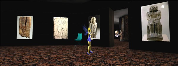 Tinkerbell at the egyptian Museum