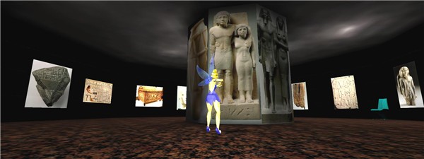 Tinkerbell at the egyptian Museum