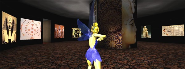 Tinkerbell at the egyptian Museum