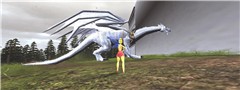 Tinkerbell finds the white dragon