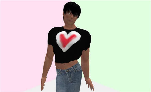"heart shirt/template by Chip Midnight" by Annelie Larsson - Torley Linden