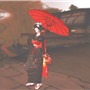 Geisha walks home