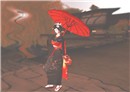 Geisha walks home