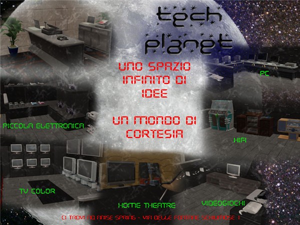 Negozio di elettronica "Tech Planet"