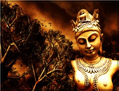 forest statue