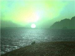 sun going down 