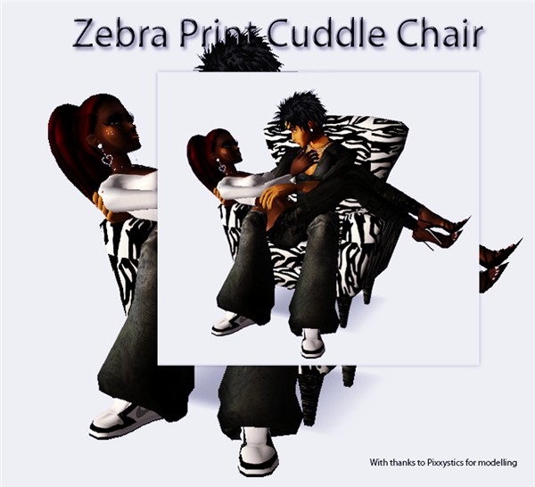 zebraprintchaircat