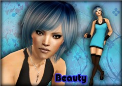 Beauty in Blue ( Faces )