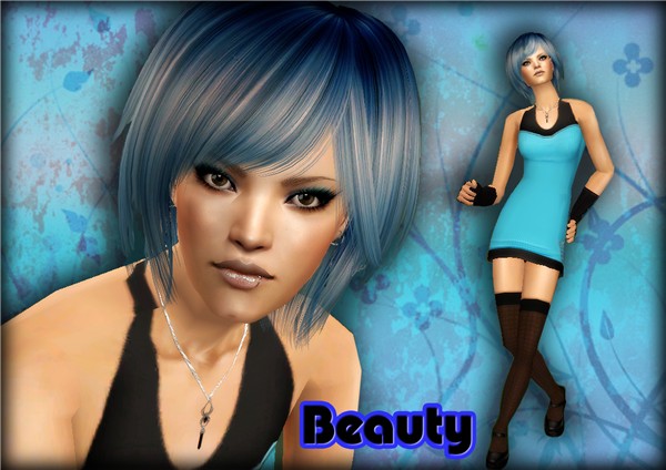 Beauty in Blue ( Faces )