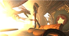 dragon and victim