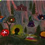 big flowers on the hillside, each one a shop - Torley Olmstead