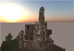 Steampunk Castle in the sky