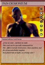 PAN-DEMONIUM TRADING CARD 