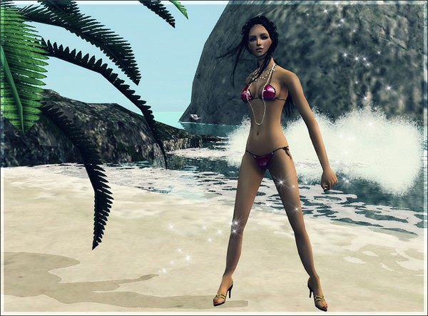 On the beach