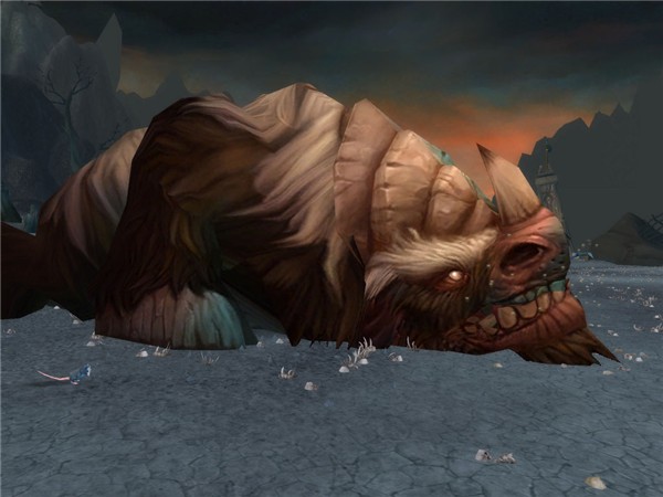 Giant dead clefthoof