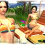 Amanda at the beach