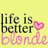 blonde