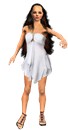 evangeline in withe dress