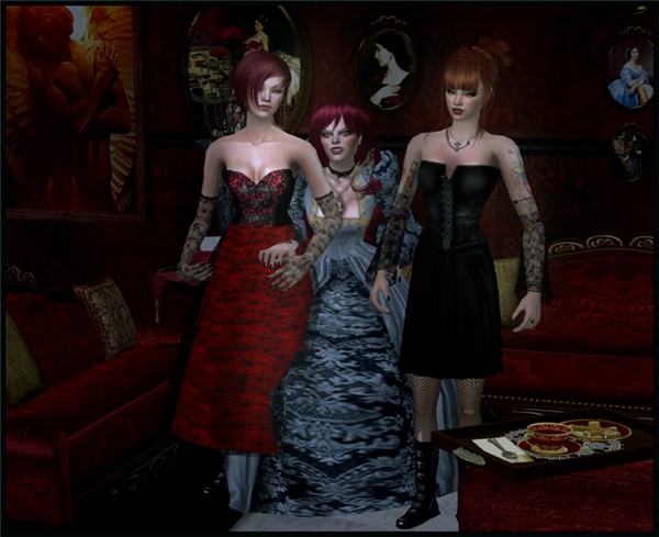 three doomed girls--sign of WRATH