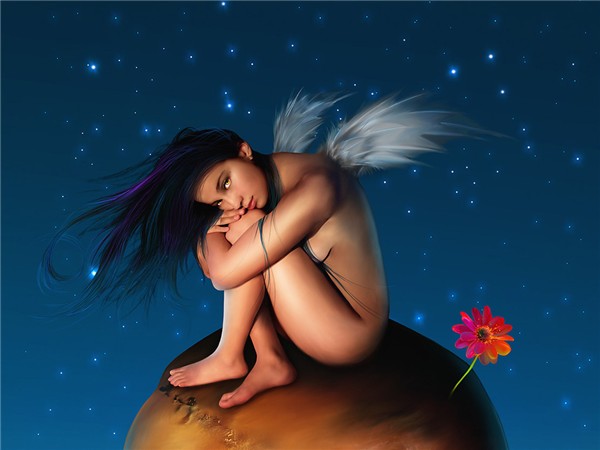naked moon girl