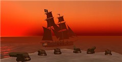 Pirate Queen sails off into the sunset