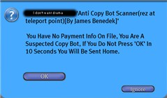 I am a suspected copybot