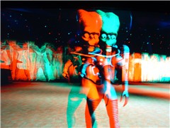 Martian discovers Stereoscopic Virtual Real Worlds