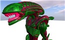Xenomorph Torley brushes after every meal - Torley Linden