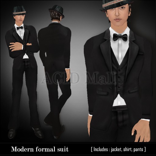 modern formal suit