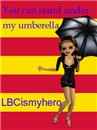 under my umbrella
