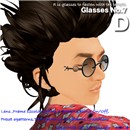 D No.7 t is glasses to fasten with the temple.