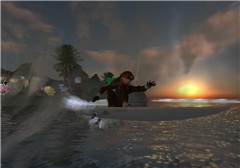 Aloha!  Wish you were here! - Socks Clawtooth