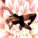 Sin at a flower dressed
