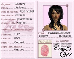 Arianna carta identità