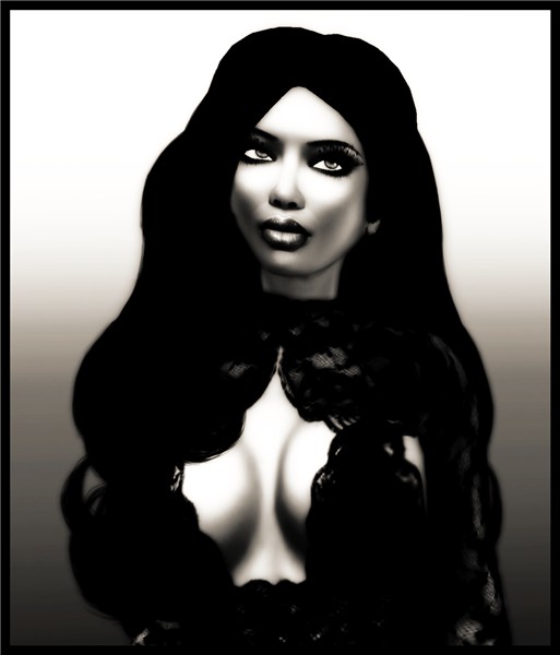Belladonna - Black & White Portrait
