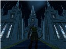 Stormwind cathedral at night