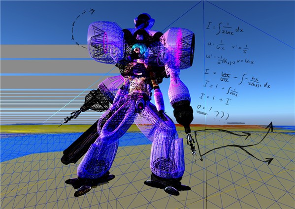rendered robot
