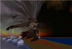 Tribal otter - Socks Clawtooth