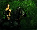 Shadow in the woods