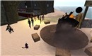 sometimes in Second Life, bull rides are all the rage - Torley Olmstead