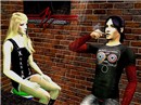 Flirting in a bar