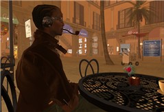 At the cafe - Ahmad Hosho