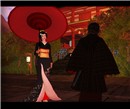 祇園で立ち話