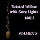 Twister Willow with Fairy Lights