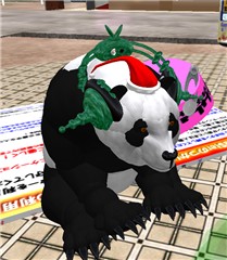 panda santa t_001